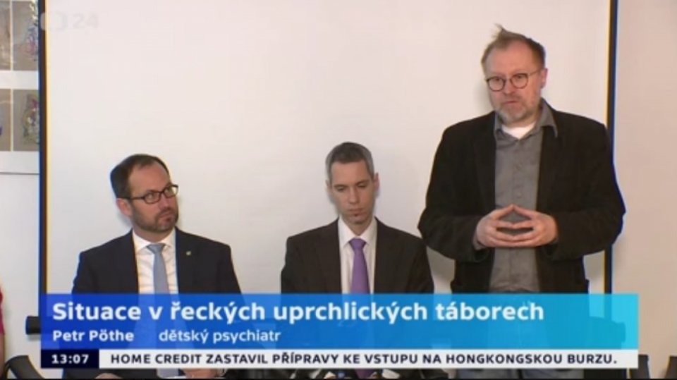 Tisková konference iniciativy Češi pomáhají